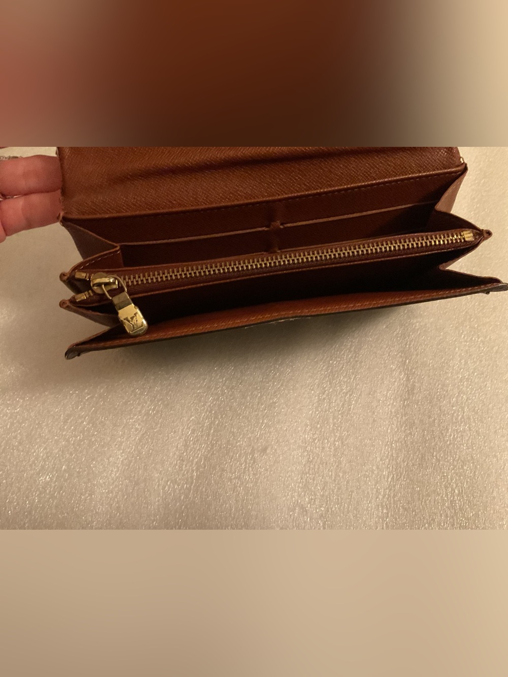Louis Vuitton Vintage 2004 Monogram Sarah Wallet Long Bifold Made in France - Picture 7 of 16